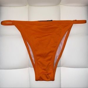 Orange Cheeky Bikini Bottom